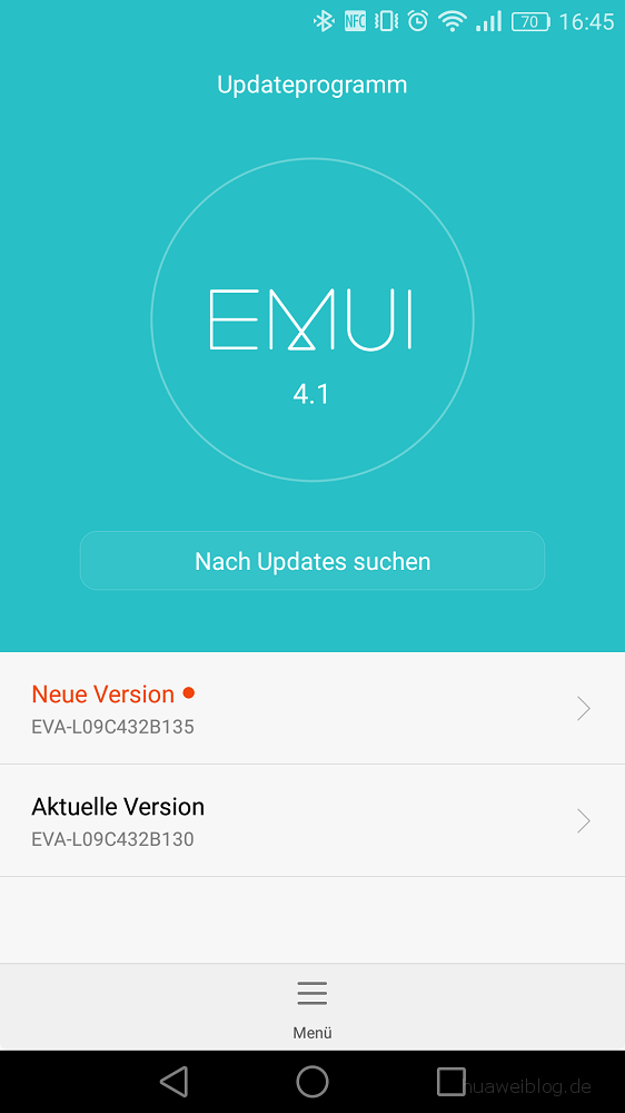 Huawei P9 Firmware Update B135 Aktualisierung