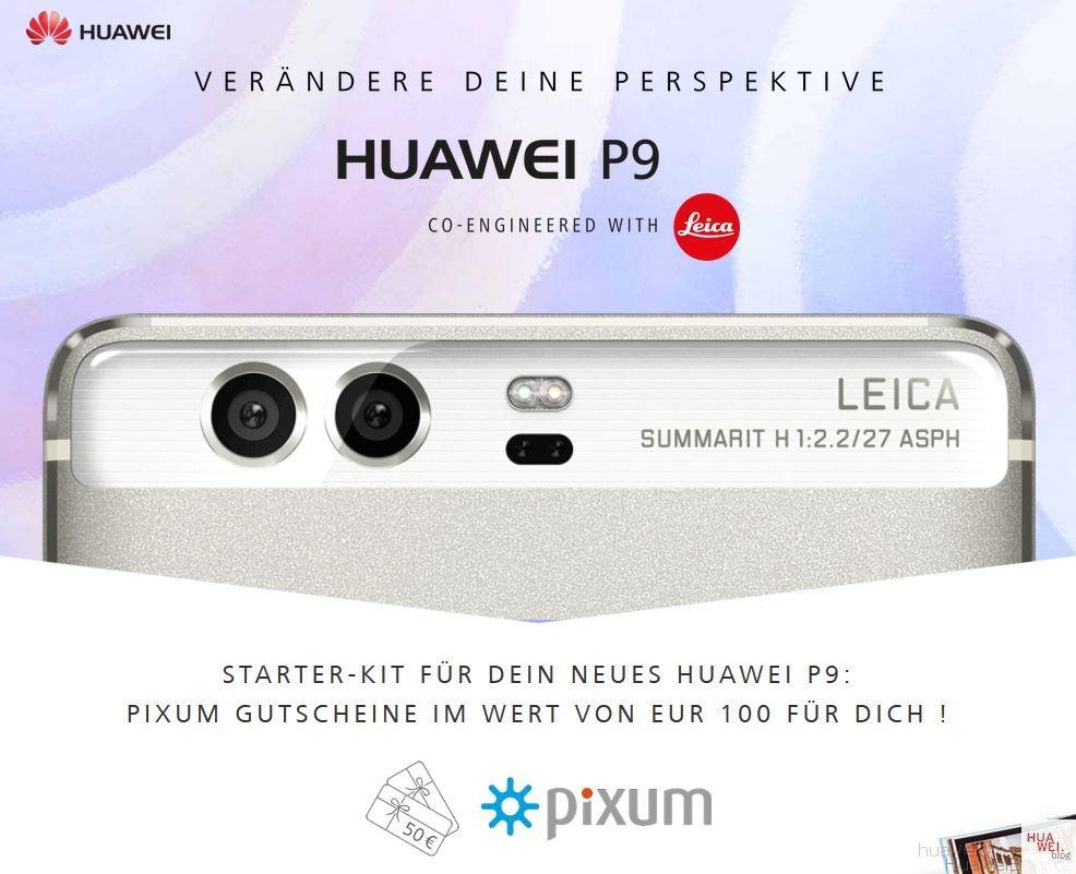 Huawei P9 Pixum Gutschein