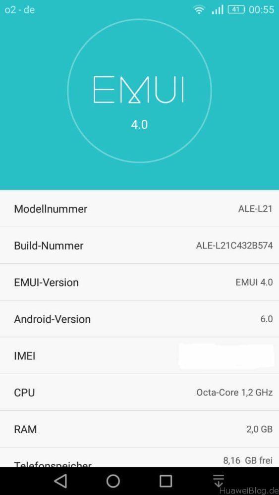 Huawei P8 lite - B574 - Firmware Update - Marshmallow - EMUI 4.0 - Download