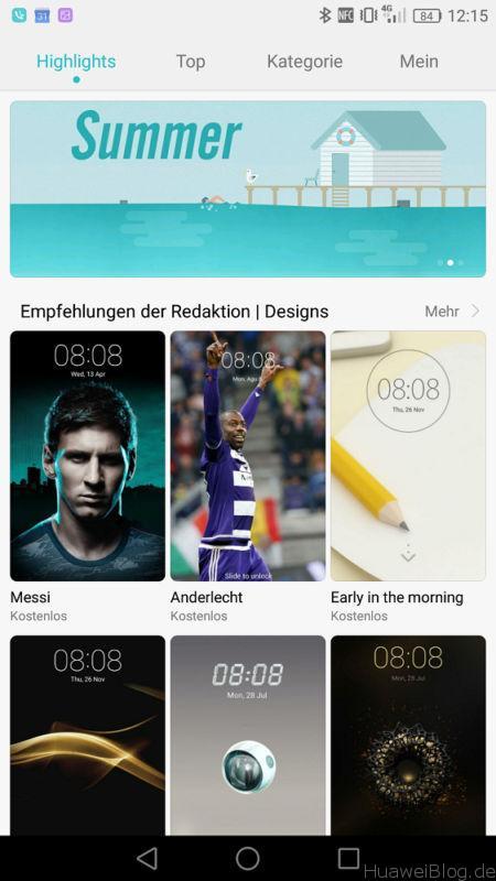 Huawei Design Themes App