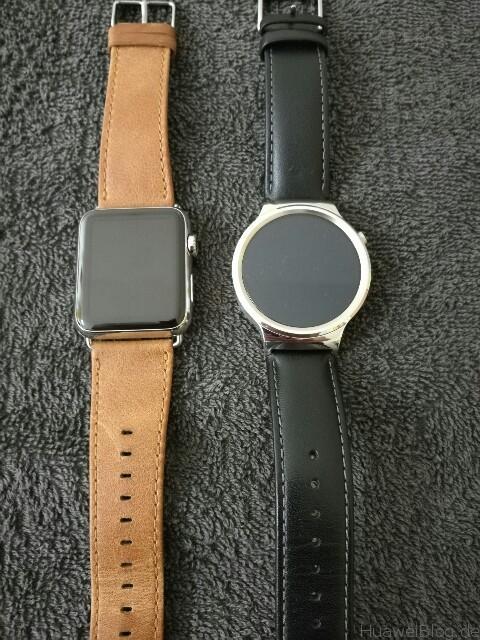 Huawei Watch vs Apple Watch Front