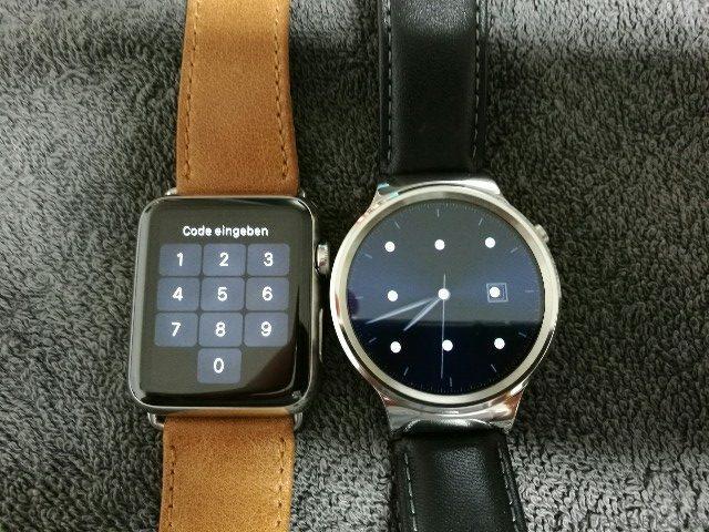 Huawei Watch vs Apple Watch Sicherheit