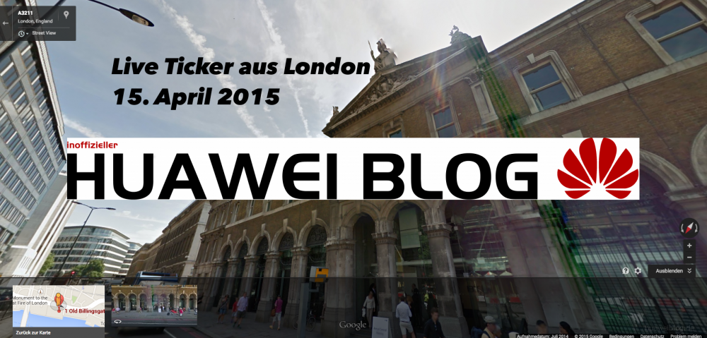Liveticker Huawei P8 London
