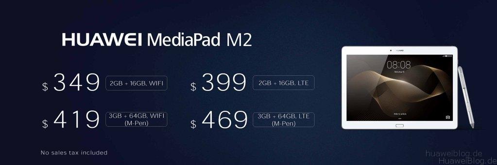 Mediapad M2 10.0 Preis