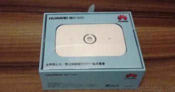 Verpackung Huawei mobile WiFi Hotspot