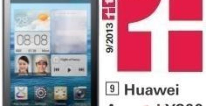 Huawei Smartphones in den Top 10 von Stiftung Warentest