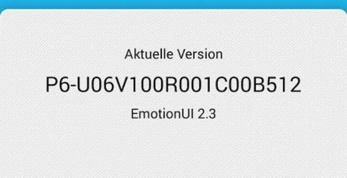 Huawei Ascend P6 – Firmwareupdate B512 [Offiziell]