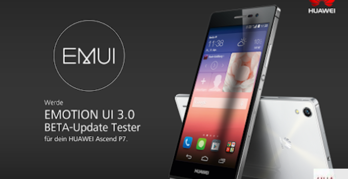 [Update]EMUI 3.0 für Beta-Tester auf dem Huawei Ascend P7