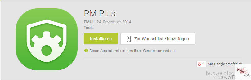 Huawei Berechtigungsmanager App - PM Plus - Download