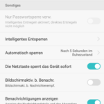 Huawei P8 - Einstellungen - Displaysperre