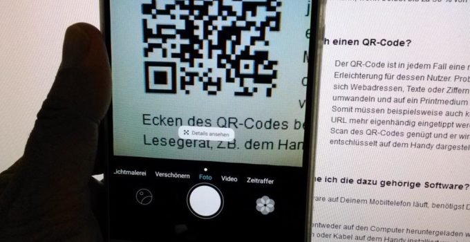 QR Code mit der Kamera scannen