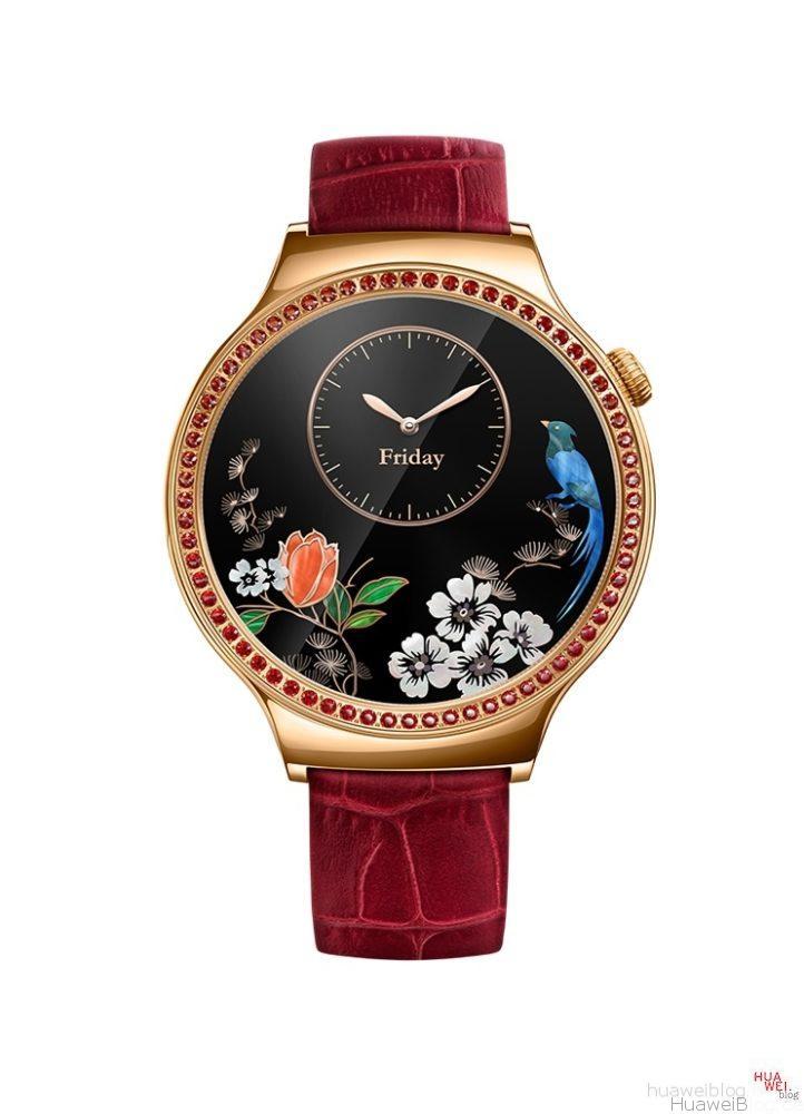 Huawei Watch Lady Damen rot Display