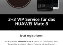 Huawei-Club Deutschland – 3+3 VIP Service für Media Pad M2 und Mate 8