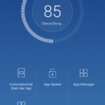 Huawei P9 Telefonmanager Startmanager