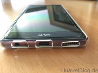EasyAcc Huawei P9 Plus Cover Crystal Clear Unten 2