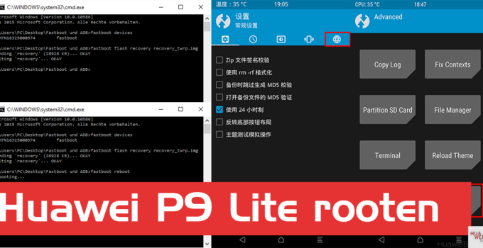 Anleitung: Huawei P9 Lite rooten