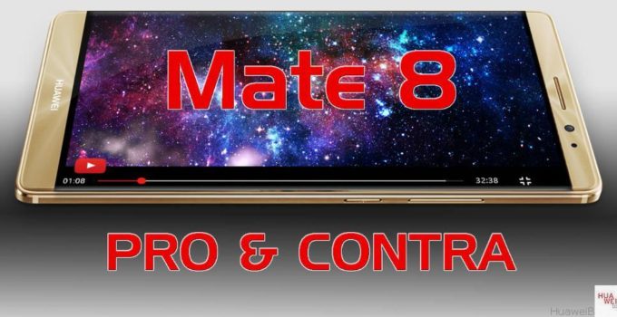 Huawei Mate 8 Pro Contra