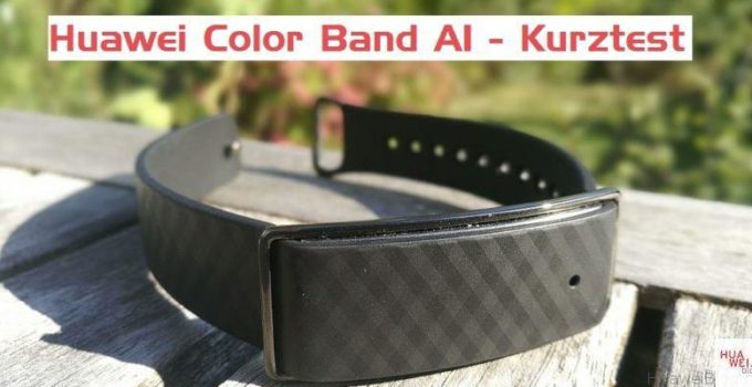 Huawei Color Band A1 - Test