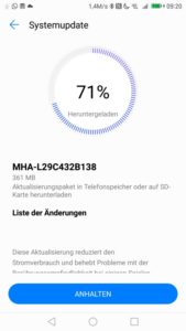 Huawei Mate 9 Update
