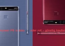 Huawei P9 blau/rot – günstig kaufen