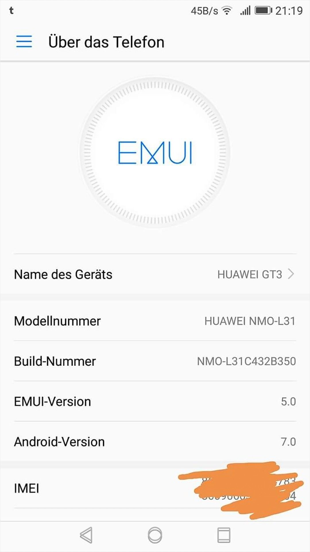 Huawei GT3 Nougat Android7 EMUI 5 Update OTA