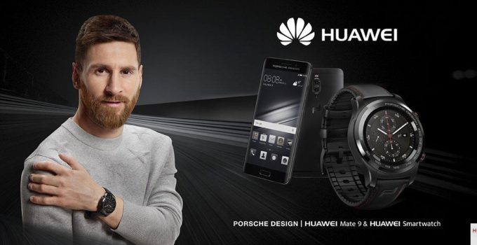 Lionel Messi & Huawei Watch 2 Porsche Design
