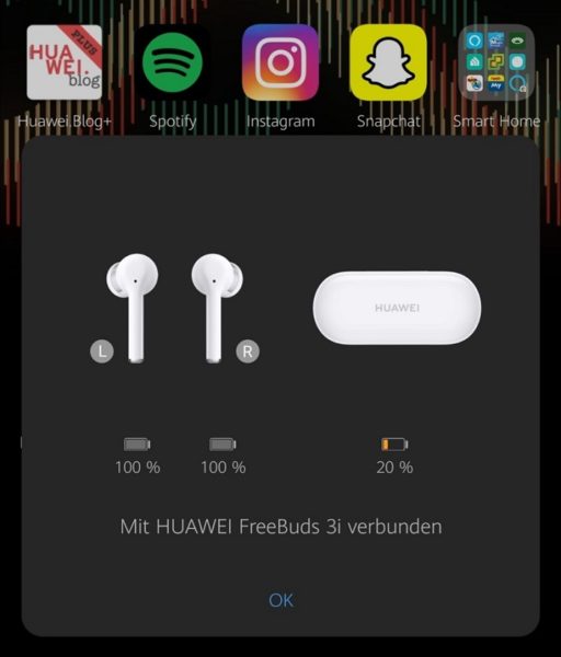 HUAWEI FreeBuds 3i Kopplung