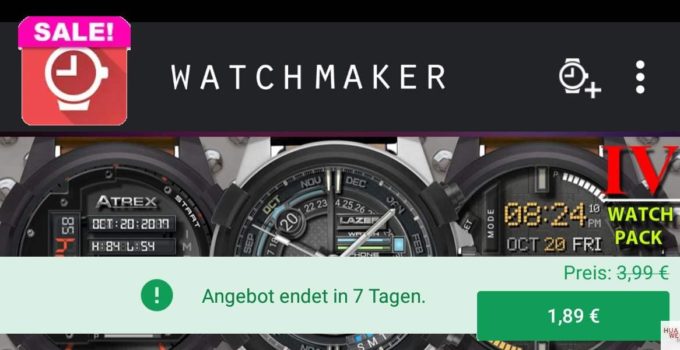 WatchMaker Premium App im Sale