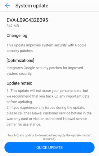 Huawei_p9_Firmware_Update_B395_changelog