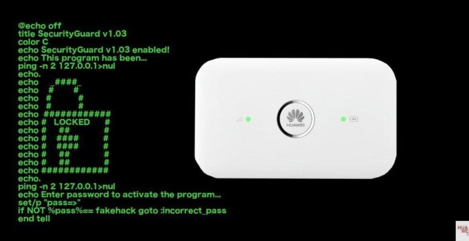 Huawei Router Hack Angriff