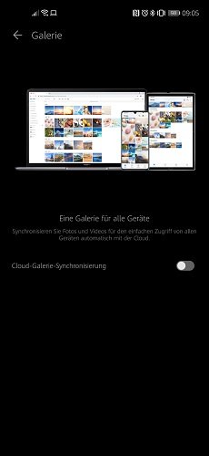 HMS Core - Was ist das + wie geht die Update Meldung weg? 7 Cloud Galerie Sync