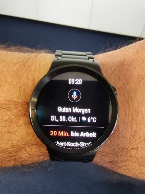 Huawei Watch Update Wear OS 2.1. Google Assistant