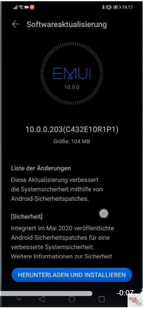 Mate 20 Lite erhält Maipatch 2020 2 Maipatch 2020