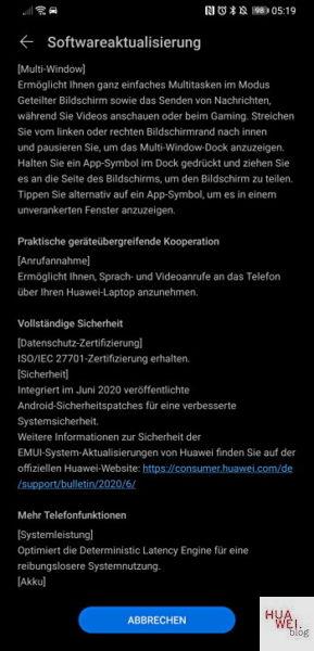 Mate 20 X – EMUI 10.1 Update jetzt auch bei uns verfügbar 2