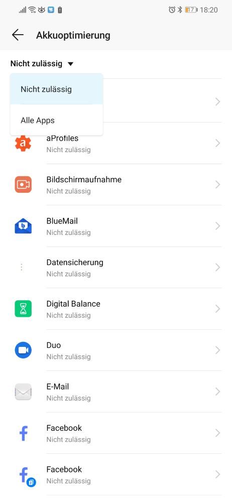 7 Schritte um Benachrichtigungen / Push Probleme zu lösen - richtig einzustellen 18 Huawei Benachrichtigungen EMUI 9 Optimierung