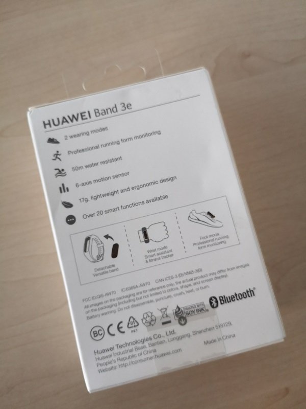 Huawei Band 3e Unboxing