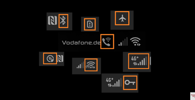 HUAWEI Symbole in der Benachrichtigungsleiste und ihre Funktionen