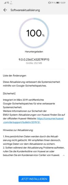 HUAWEI Mate 10 pro, P20 und P20 lite erhalten Firmware Update! 3