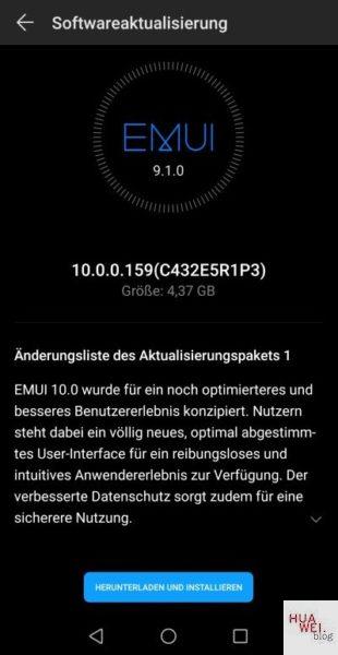 HUAWEI Mate 10 Pro EMUI 10