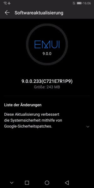 Firmware Update Huawei Mate RS 233
