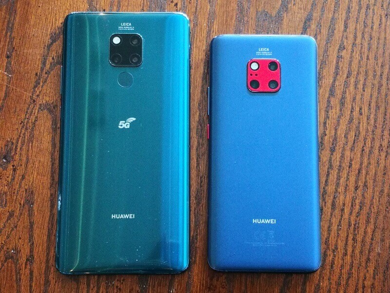 HUAWEI Mate 20X 5G vs Mate 20 Pro Back