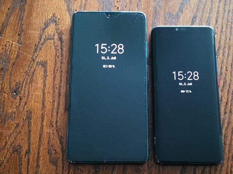 HUAWEI Mate 20X 5G vs Mate 20 Pro Front