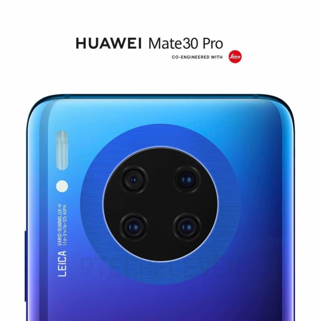 Huawei Mate 30 Pro Leak Blue