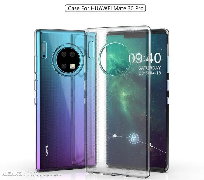 HUAWEI Mate 30 Pro Render