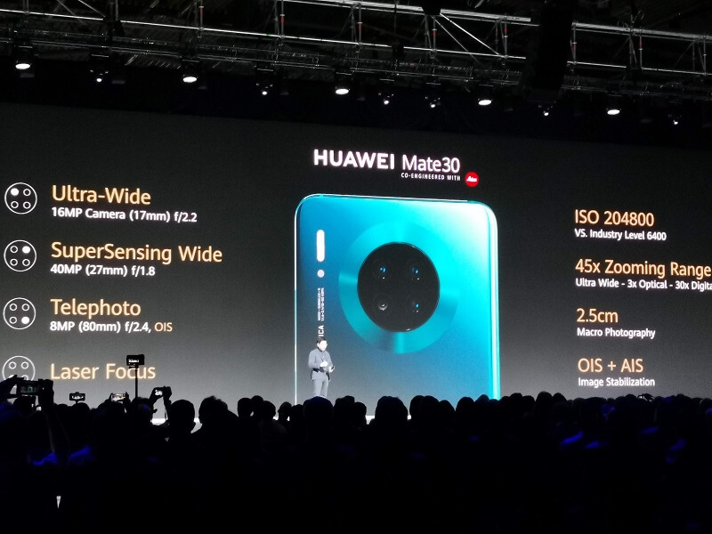 Huawei Mate 30 Kamera