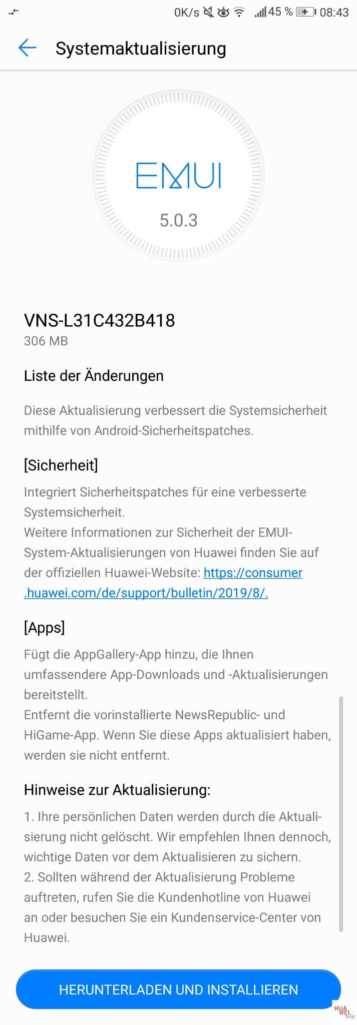 P9 Lite erhält überraschend nochmal ein Sicherheitspatch 2 P9 Lite Augustpatch 2019