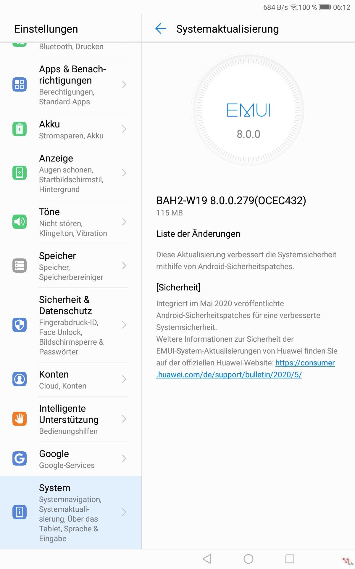 MediaPad M5 Lite Maipatch 2020 steht bereit 2 MediaPad M5 Lite Maipatch 2020