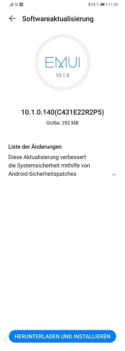 MediaPad M5 10.8, P30 und P30 Pro NE – Julipatch 2020 ist da 4 Julipatch 2020