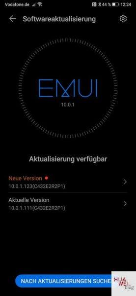 HUAWEI Mate Xs Firmwareupdate Maerz 2020