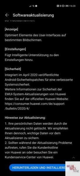Huawei P40 Pro bekommt Sicherheitspatch Juni 2023 80